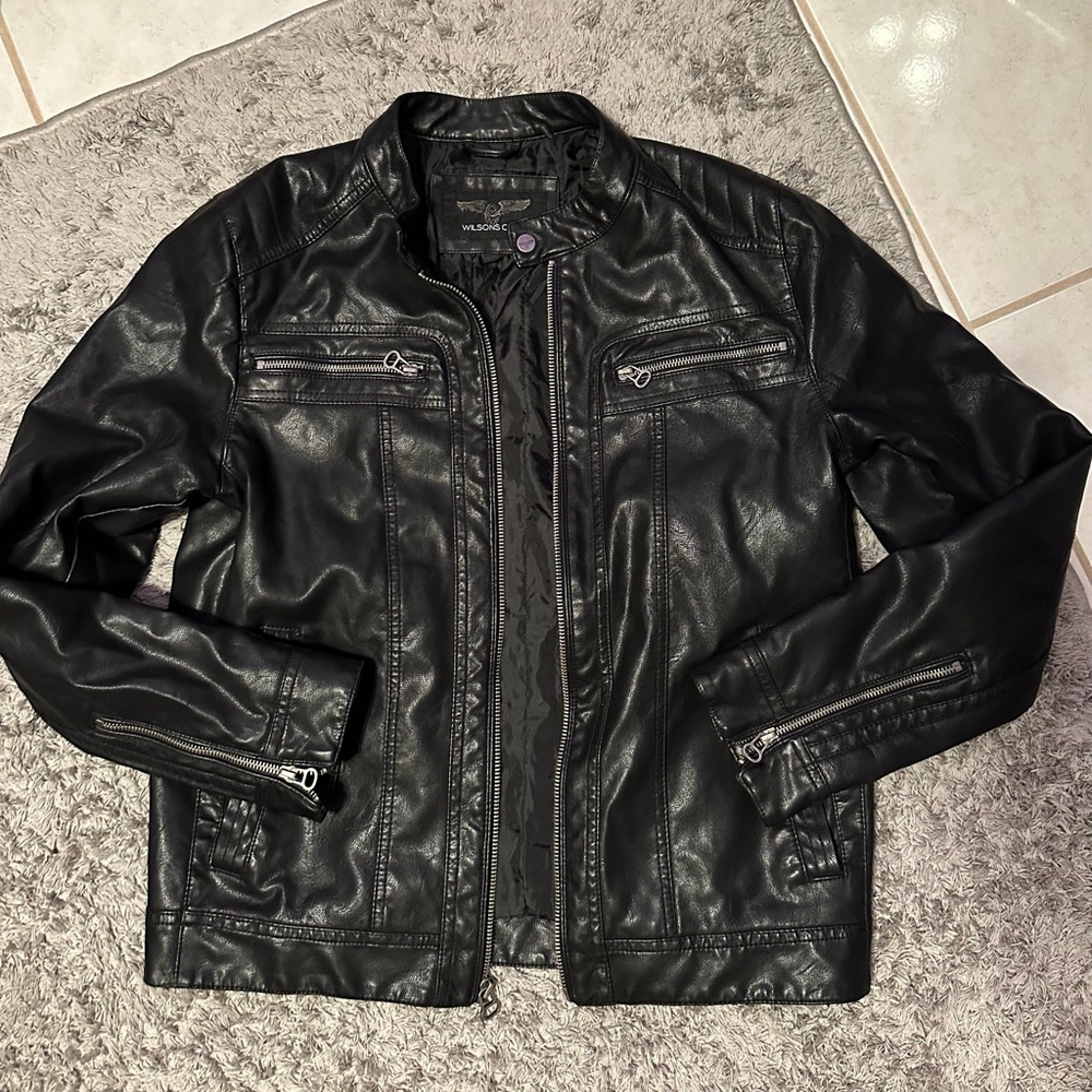 Faux Leather Jacket